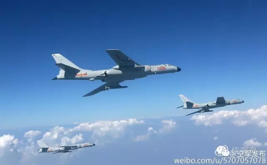 中国空军赴南海战巡 几乎囊括所有主力机种 中国空军赴南海战巡 几乎囊括所有主力机种