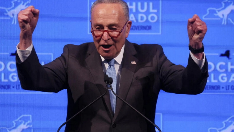 美国国会参议院多数党领袖,民主党籍参议员舒默资料图片 美国国会参议院多数党领袖,民主党籍参议员舒默资料图片