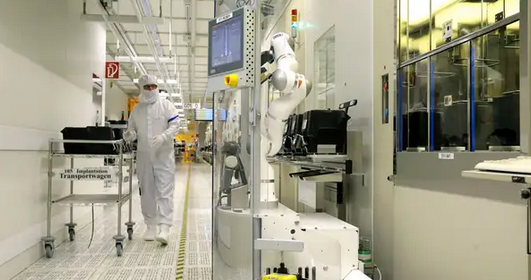 德国半导体制造商英飞凌的工厂